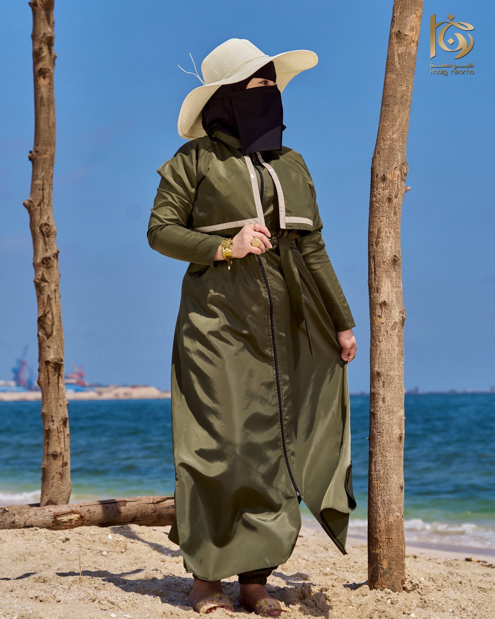 بوركيني خليج نعمه لون تحفه